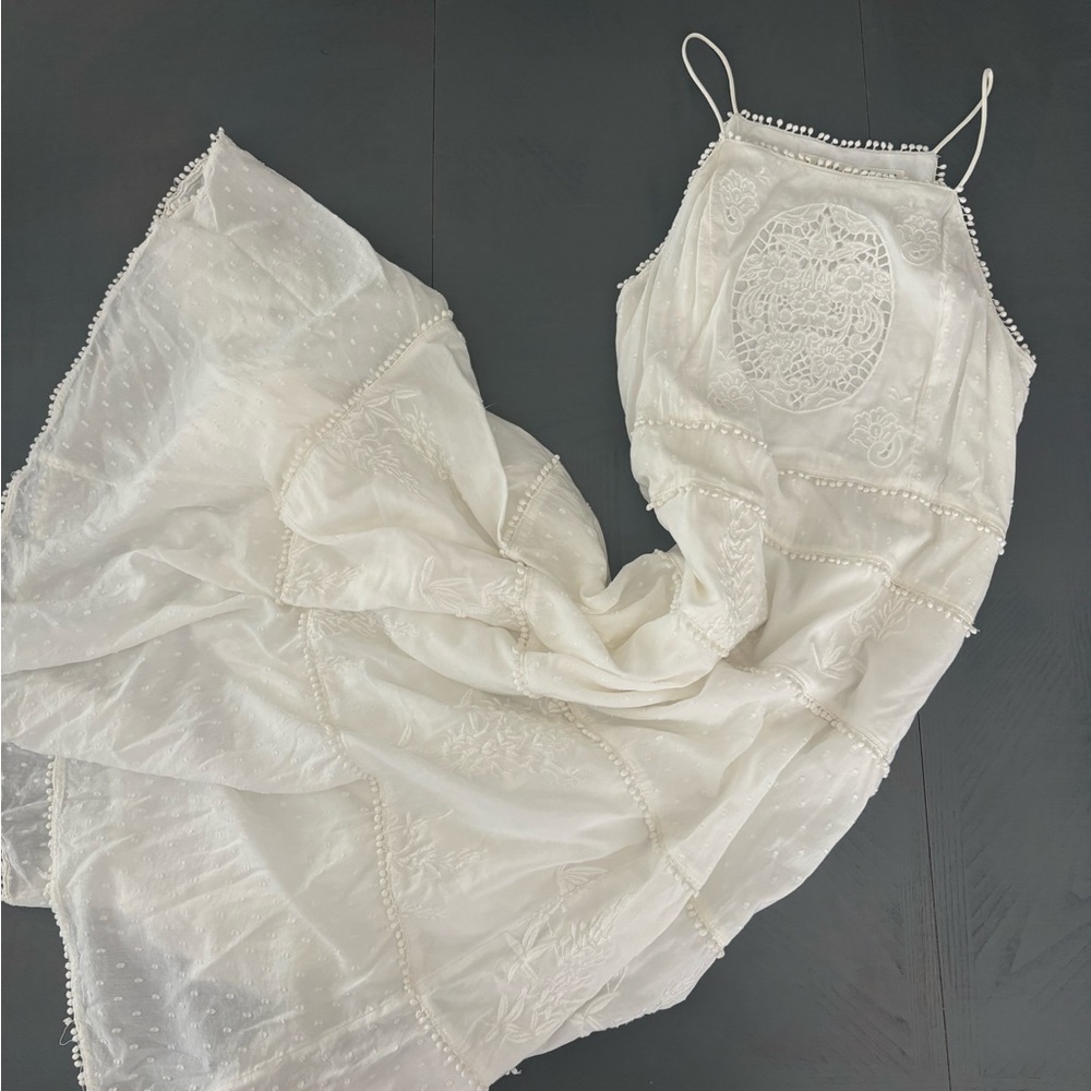 Anthropologie White Dress